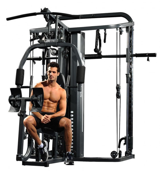 JX Fitness DZ305 Utility Home Gym with Smith Machine-2