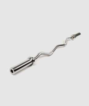 Vanguard Fitness Chromed Olympic EZ Curl Bar