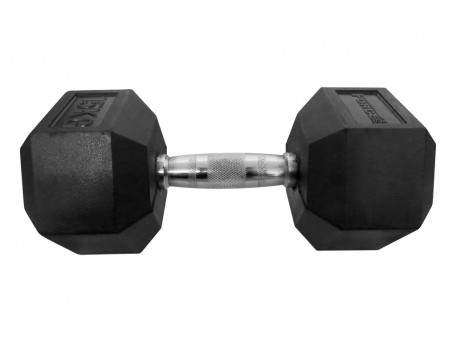 4Kg Force USA Rubber Hex Dumbbells